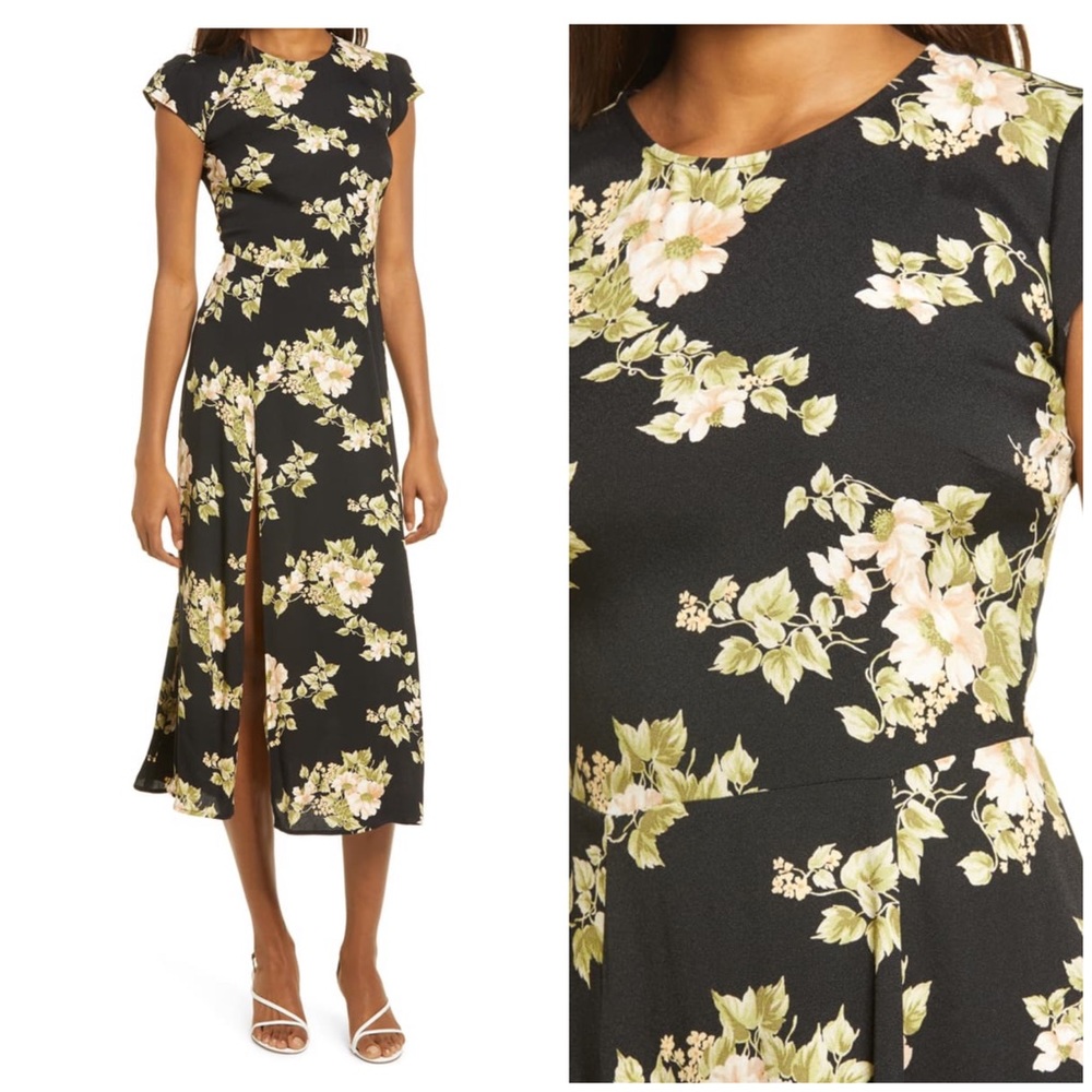 Reformation Gavin floral midi dress
